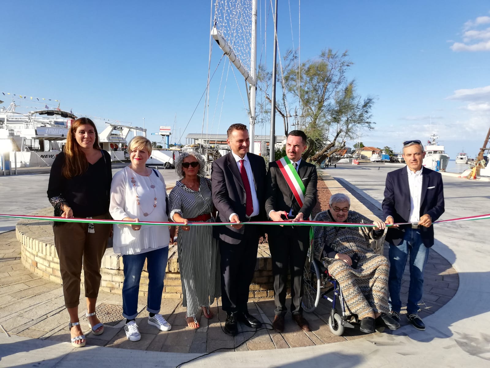 A Cesenatico il vicepresidente Donini inaugura la nuova area portuale  foto 