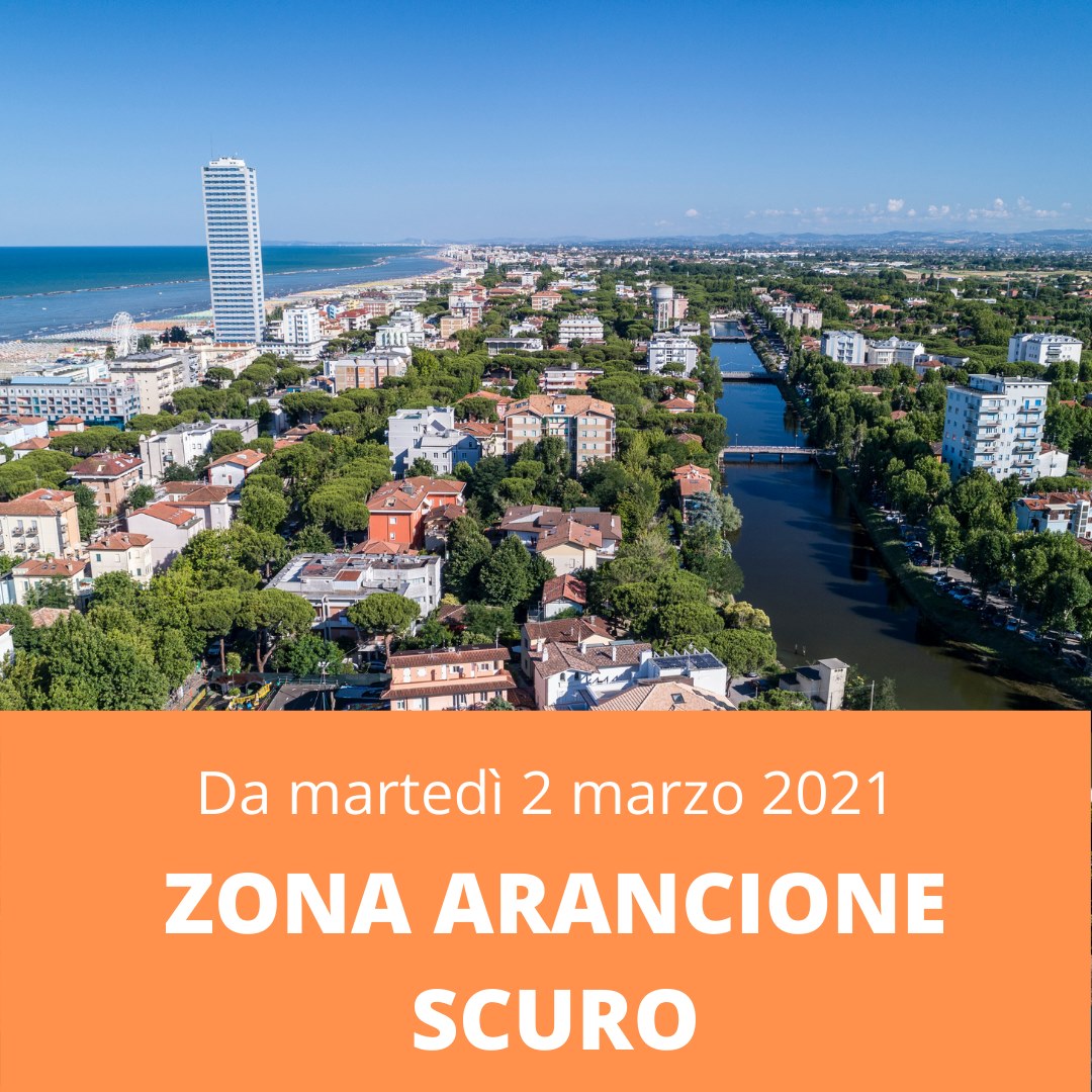 Da martedì 2 marzo 2021 Cesenatico in Arancio Scuro foto 