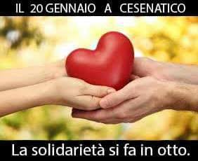 La solidarietà si fa in otto: Sabato 20 gennaio a Cesenatico foto 